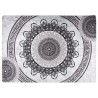 Tapis lavable multicolore 150x230 cm antidérapant 