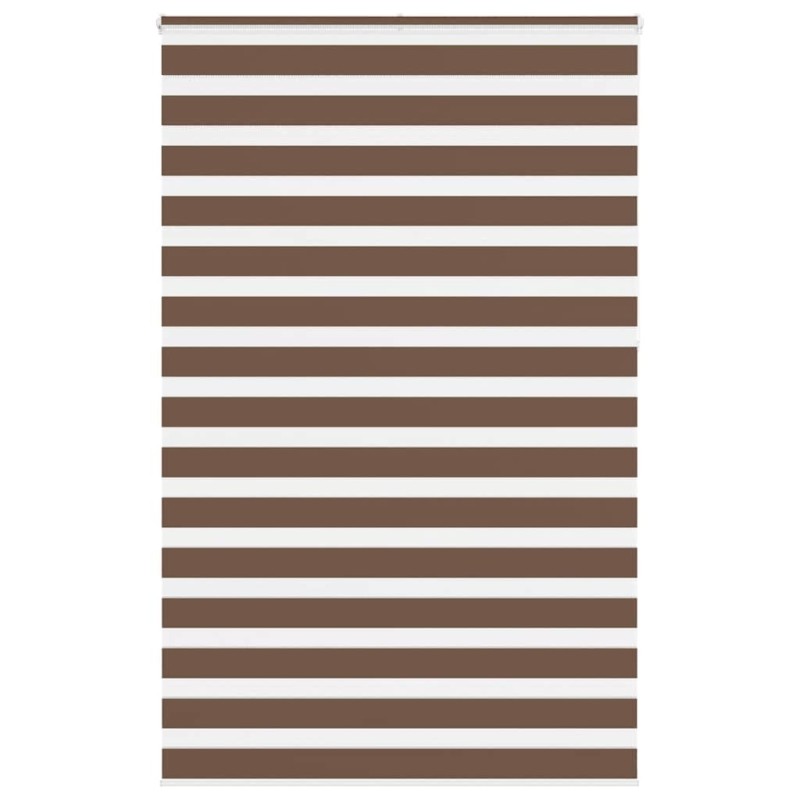 Store zèbre marron 145x230cm largeur du tissu 140,9cm polyester 