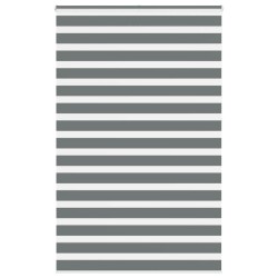 Store zèbre gris foncé largeur du tissu 140,9 cm polyester 