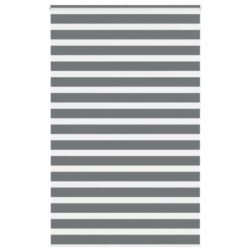 Store zèbre gris foncé largeur du tissu 140,9 cm polyester 