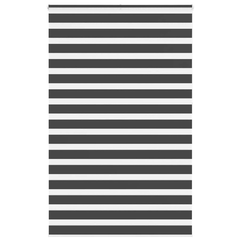 Store zèbre noir 145x230 cm largeur du tissu 140,9 cm polyester 