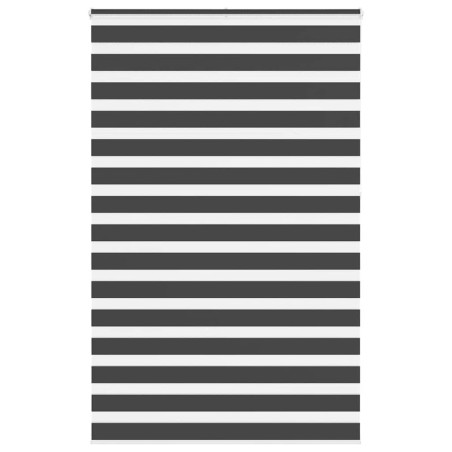 Store zèbre noir 145x230 cm largeur du tissu 140,9 cm polyester 