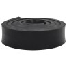 Bordure en caoutchouc de chasse-neige noir 250x10x2 cm 
