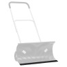 Bordure en caoutchouc de chasse-neige noir 250x10x2 cm 