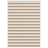 Store zèbre marron sable largeur du tissu 150,9 cm polyester 