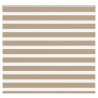 Store zèbre marron sable largeur du tissu 155,9cm polyester 