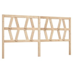 Tête de lit 206x4x100 cm Bois massif de pin 