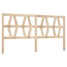 Tête de lit 206x4x100 cm Bois massif de pin 