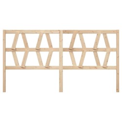 Tête de lit 206x4x100 cm Bois massif de pin 