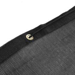 Filet de conteneur PEHD 3x6 m Noir 