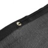 Filet de conteneur PEHD 3x6 m Noir 