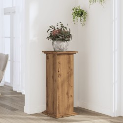 Support pour plantes 33x33x80 cm bois d'ingénierie 