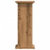 Support pour plantes 33x33x80 cm bois d'ingénierie 