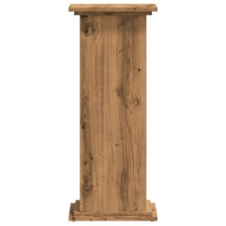 Support pour plantes 33x33x80 cm bois d'ingénierie 