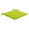 Chaises à manger de jardin avec coussins lot de 3 Acacia massif 