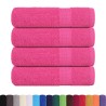 Serviettes de bain 4 pcs rose 100x150 cm 360 g/m² 100% coton 