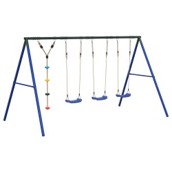 Ensemble balançoire d'extérieur balançoires et corde à disque 