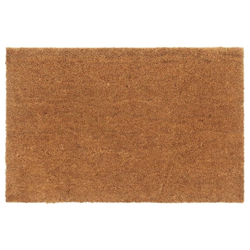 Tapis de porte naturel 65x100 cm fibre de coco touffeté 