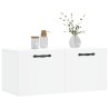Armoire murale blanc 80x36,5x35 cm bois d'ingénierie 