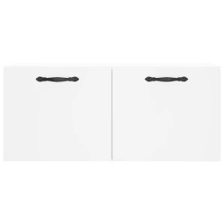 Armoire murale blanc 80x36,5x35 cm bois d'ingénierie 