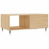 Table basse chêne sonoma 90x50x40 cm bois d'ingénierie 