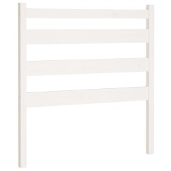 Tête de lit Blanc 106x4x100 cm Bois massif de pin 