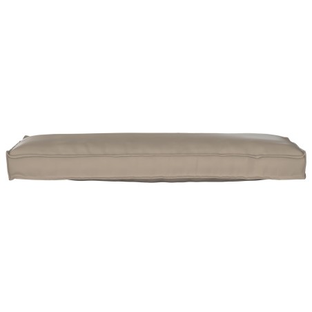 Coussin de palette pour Banc Taupe 120x40x8 cm Tissu Oxford 