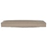 Coussin de palette pour Banc Taupe 120x40x8 cm Tissu Oxford 