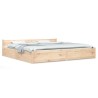Cadre de lit sans matelas avec tiroirs 
