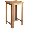 Table et tabourets de bar 3 pcs Bois d'acacia massif 