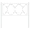 Tête de lit métal blanc 100 cm 
