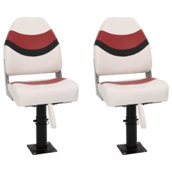 Ensemble de sièges de bateau pliables lot de 4 dossier haut 