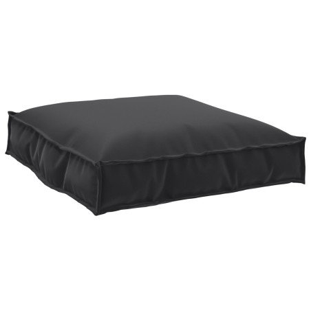 Ensemble de coussins de palette 2 pièces en tissu Oxford noir 