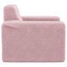 Canapé pour enfants Rose Peluche douce 