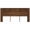Armoire de tête de lit Chêne marron 220x18,5x104,5 cm 