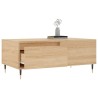 Table basse Chêne sonoma 90x50x36,5 cm Bois d'ingénierie 