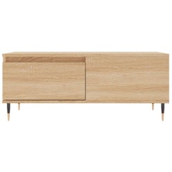 Table basse Chêne sonoma 90x50x36,5 cm Bois d'ingénierie 