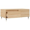 Table basse Chêne sonoma 90x50x36,5 cm Bois d'ingénierie 
