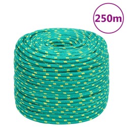 Corde de bateau Vert 6 mm 250 m Polypropylène 