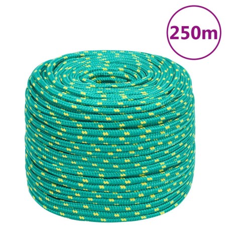 Corde de bateau Vert 6 mm 250 m Polypropylène 
