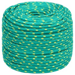 Corde de bateau Vert 6 mm 250 m Polypropylène 