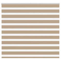 Store zèbre marron sable largeur du tissu 160,9 cm polyester 