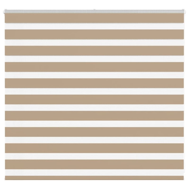 Store zèbre marron sable largeur du tissu 160,9 cm polyester 