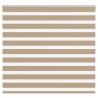 Store zèbre marron sable largeur du tissu 160,9 cm polyester 