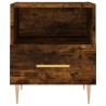 Tables de chevet 2pcs chêne fumé 40x35x47,5cm bois d’ingénierie 