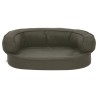 Matelas de lit ergonomique pour chien 60x42 cm Aspect de lin 