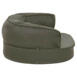 Matelas de lit ergonomique pour chien 60x42 cm Aspect de lin 