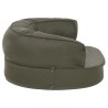 Matelas de lit ergonomique pour chien 60x42 cm Aspect de lin 