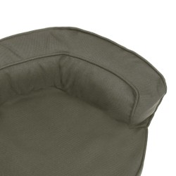 Matelas de lit ergonomique pour chien 60x42 cm Aspect de lin 