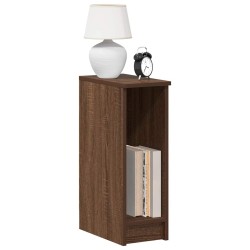 Tables de chevet avec tiroir 2 pcs chêne marron 20x36x60 cm 